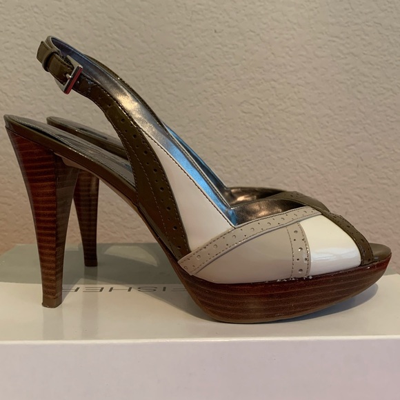 Marc Fisher Shoes - ❤️ RARE Marc Fisher Multi Patent Leather Heel